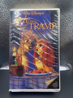 Walt Disney's Lady and the Tramp VHS Tape SELLING AS IS
